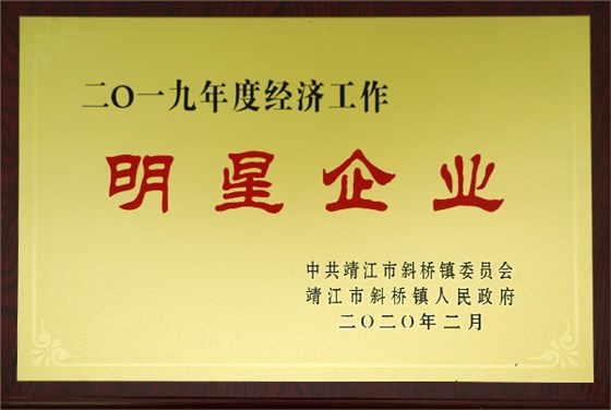 二零一九年度明星企业