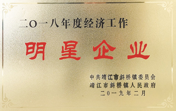 2018年度明星企业